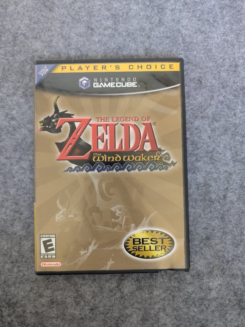 Zelda Windwaker Gamecube Player's Choice Edition Case ONLY; NO GAME
